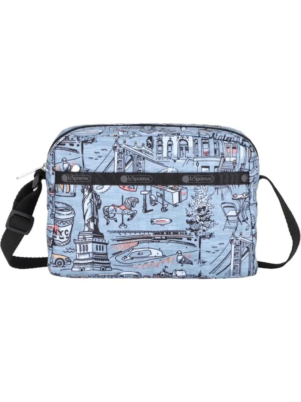 Stylish Crossbody Bag with Adjustable Strap, Multiple Pockets, and Lightweight